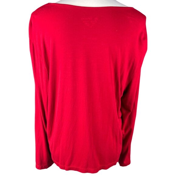 Vintage Chico's Oversized Flowy Long sleeve Top Size XL - Picture 3 of 5